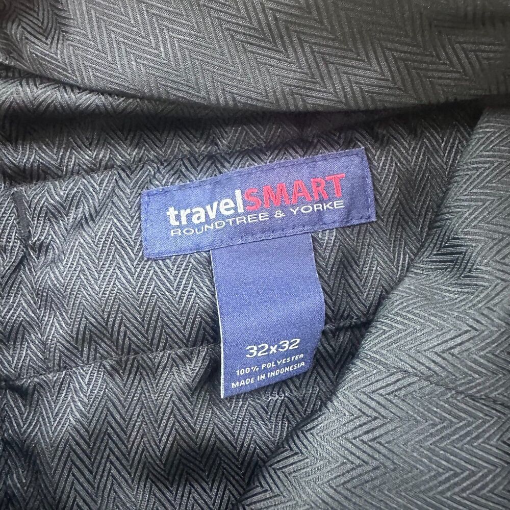 TravelSmith Dress Pants Black Womens 32x32 Career Straight Leg Slacks - Picture 6 of 7